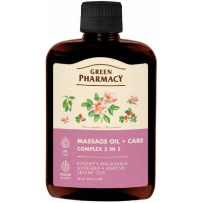 Masážní olej komplex 5v1 200ml Green Pharmacy – Sleviste.cz