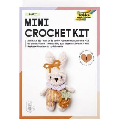 FOLIA Sada na háčkování králíček mini nová edice 23922 – Hledejceny.cz