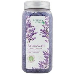 Bohemia Herbs Lavender regenerační koupelová sůl s vůní levandule 900 g