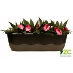 Plastia Mareta 60 Truhlík samozavlažovací 60 x 20 x 18 cm hnědá / tmavě hnědý – HobbyKompas.cz