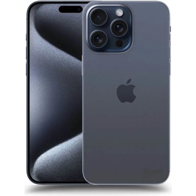 Pouzdro Picasee silikonové Apple iPhone 15 Pro Max - Clear čiré – Zboží Mobilmania