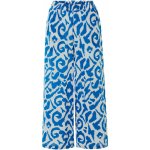 Esmara Dámské kalhoty se širokými nohavicemi vzor/modrá – Zboží Mobilmania