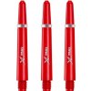 Násadky na šipky XQMax Darts Solid Colour with Logo - midi - red