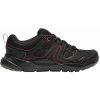 Dámské trekové boty Newfeel na aktivní chůzi HW100 černo-růžové