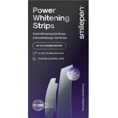 Smilepen Power Whitening Strips bělicí pásky na zuby 14 x 2 ks – Sleviste.cz