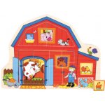 Bino Baby farma 13 dílků vkládačka domeček – Zboží Mobilmania