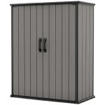 Keter Premier Tall šedá 140 x 76,9 x 170 cm – Zboží Mobilmania