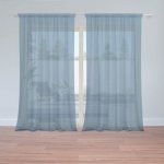 Sablio Záclony Indigově modrá: 2ks 150x250cm – Hledejceny.cz
