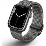 UNIQ strap Aspen Apple Watch 44/42/45mm Braided DE pebble grey UNIQ-45MM-ASPDEPGRY – Zboží Mobilmania