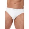 Boxerky, trenky, slipy, tanga Brubeck pánské slipy 00290A white