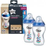 Tommee Tippee C2N 2ks barevná modrá 340ml – Sleviste.cz