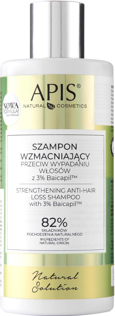 Apis Natural Natural Solution 3% Baicapil šampon proti vypadávání vlasů 300 ml