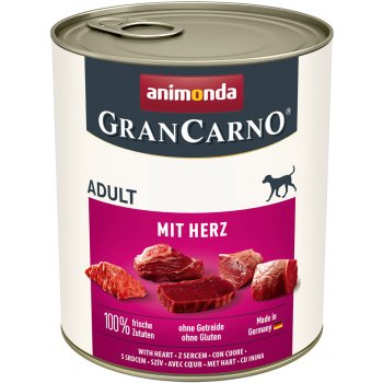 Animonda Gran Carno Original Adult hovězí maso a srdce 6 x 0,8 kg