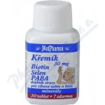 MedPharma Křemík 30 mg +Biotin + Paba 37 tablet – Hledejceny.cz