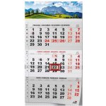 Nástěnný Baloušek Tříměsíční s mezinárodními svátky černý Příroda 2026 – Zboží Dáma