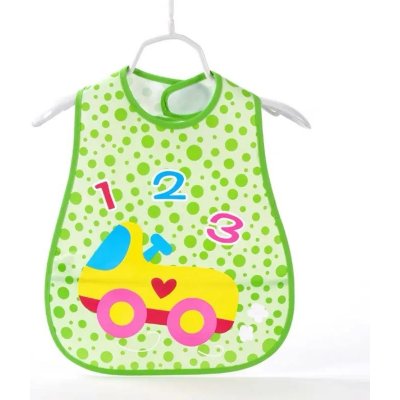 Dětský vodotěsný bryndák Baby Safe 45x28 cm - Auto – Sleviste.cz