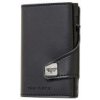 Pouzdro na doklady a karty TRU VIRTU Wallet Click & Slide vegan Bio Apple Black