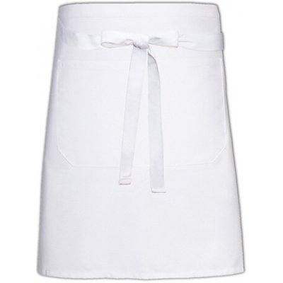 Link Kitchen Wear Pekařská zástěra s kapsou X964T White 90x50cm – Hledejceny.cz