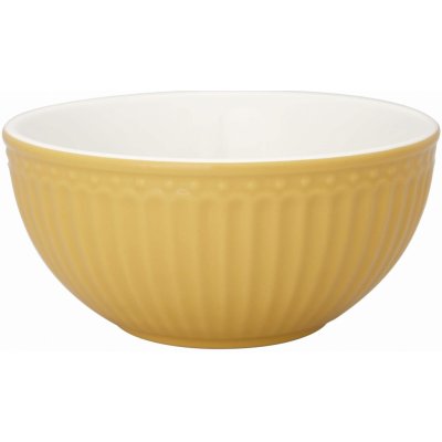 Green Gate Miska Alice Honey Mustard porcelán žlutá bílá 450 ml – Hledejceny.cz