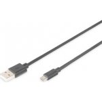 Digitus AK-300110-010-S USB 2.0 USB A samec na USB micro B samec, 2x stíněný, 1m – Hledejceny.cz