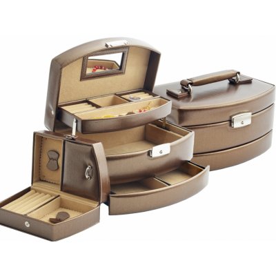 Lafira dámská šperkovnice hnědá 3044 – Zboží Dáma