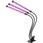 LED osvětlení na bylinky, s klipem a časovačem, 3 lišty – Zboží Mobilmania