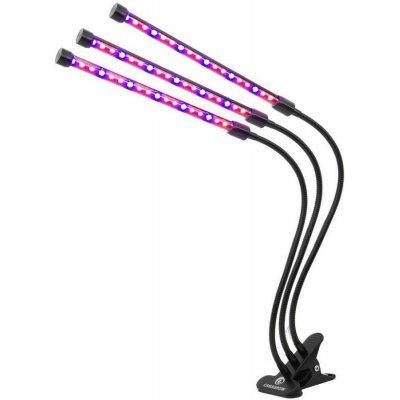 LED osvětlení na bylinky, s klipem a časovačem, 3 lišty – Zboží Mobilmania