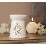 Aromalampa X3148 porcelán bílá 10,5 x 13,2 cm – Zboží Dáma