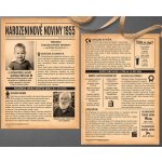 Narozeninové noviny 1955 – dvoustranné nebo jednostranné – Zboží Dáma