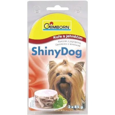 Gimborn Shiny Dog Kuře s jehněčím 2 x 85 g – Zboží Mobilmania