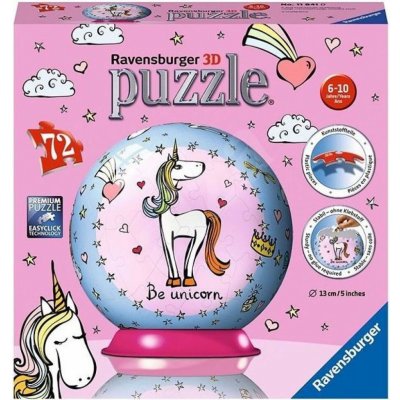 Ravensburger 3D puzzleball Jednorožec 72 ks – Zbozi.Blesk.cz