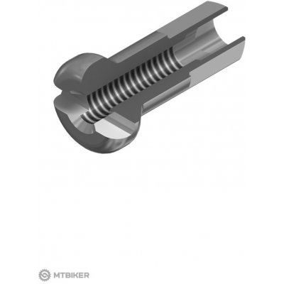 DT Swiss Pro Lock Alu nipel, 2 x 12 mm, černá – Zboží Mobilmania