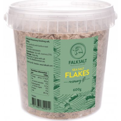 Falksalt Mořská vločková sůl rozmarýnová 600 g
