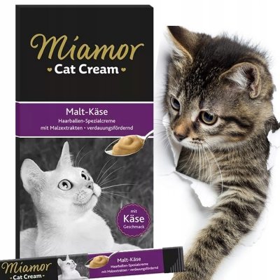 Miamor Cat Cream Malt & Cheese 6 x 15 g – Zbozi.Blesk.cz