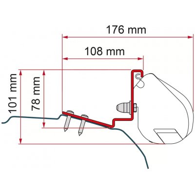 Kit adaptérů Fiamma pro Ford Custom Cap na markýzy F35Pro – Hledejceny.cz
