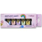 Cadence akrylové barvy na kamínky sada 6 pastelových barev + akrylový lak 25 ml – Sleviste.cz