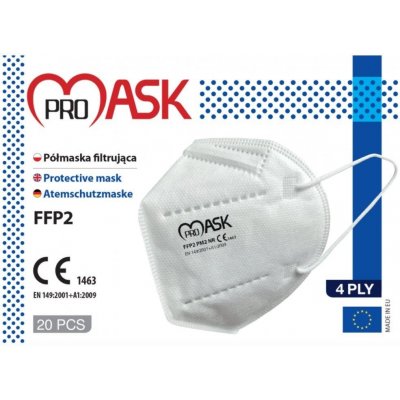 ProMask respirátor FFP2 20 ks – HobbyKompas.cz