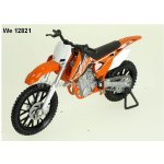 Welly Motocykl KTM 450SX F model oranžová 1:18 – Zboží Mobilmania