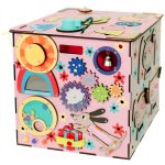 eliNeli Activity board kostka XXL s LED růžová – Hledejceny.cz