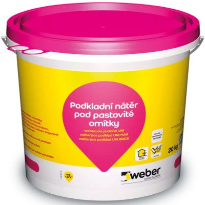 Weber Penetrace weberpas podklad UNI žlutá 5 kg – Sleviste.cz