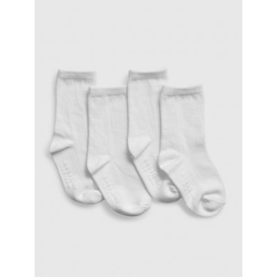 GAP Dětské vysoké ponožky 4 páry Bílá – Sleviste.cz