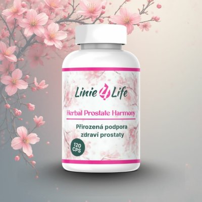 Linie4Life HERBAL PROSTATE HARMONY podpora prostaty bez plnidel 30 dní 120 kapslí – Hledejceny.cz