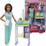 Barbie Povolání herní set Dětská lékařka brunetka – Hledejceny.cz