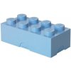 Svačinový box LEGO box na svačinu 100 x 200 x 75 mm Light Royal Blue