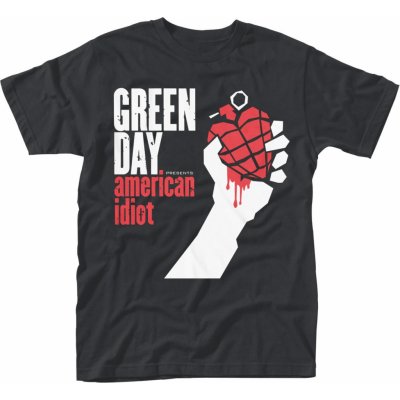 Green Day tričko American Idiot Černá