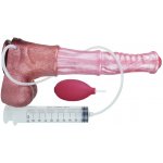 Faak Velké koňské stříkací dildo s varlaty 34 x 7 cm – Zboží Dáma