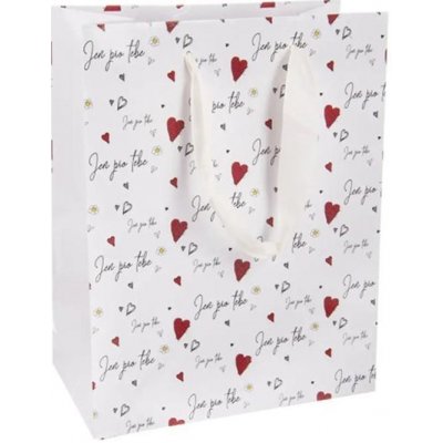 Taška papír dárková Jen pro tebe 18x10x23 cm CZ O0555 – Zboží Dáma