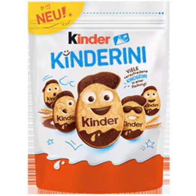 Ferrero Kinder Kinderini mléčné a kakaové sušenky 250 g – Zboží Dáma