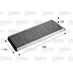Filtr, vzduch v interiéru VALEO 715578