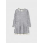 Mayoral šaty s dlouhým rukávem úpletové šedé – Zbozi.Blesk.cz